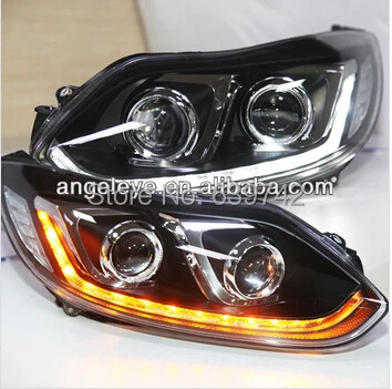2012-2014 Year For FORD Focus 3 Double color LED Strip Head Lights Head lamp front light with Projector Lens LD V3
2012-2014 Year For FORD Focus 3 Double color LED Strip Head Lights Head lamp front light with Projector Lens LD V3