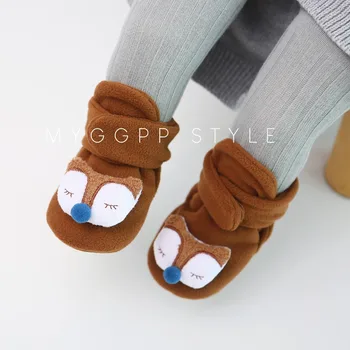 Delebao High-top Brown Fox Newborn Warm Baby Shoes Winter Boots Cute Animal Style Cotton Bottom Baby Shoes
Delebao High-top Brown Fox Newborn Warm Baby Shoes Winter Boots Cute Animal Style Cotton Bottom Baby Shoes