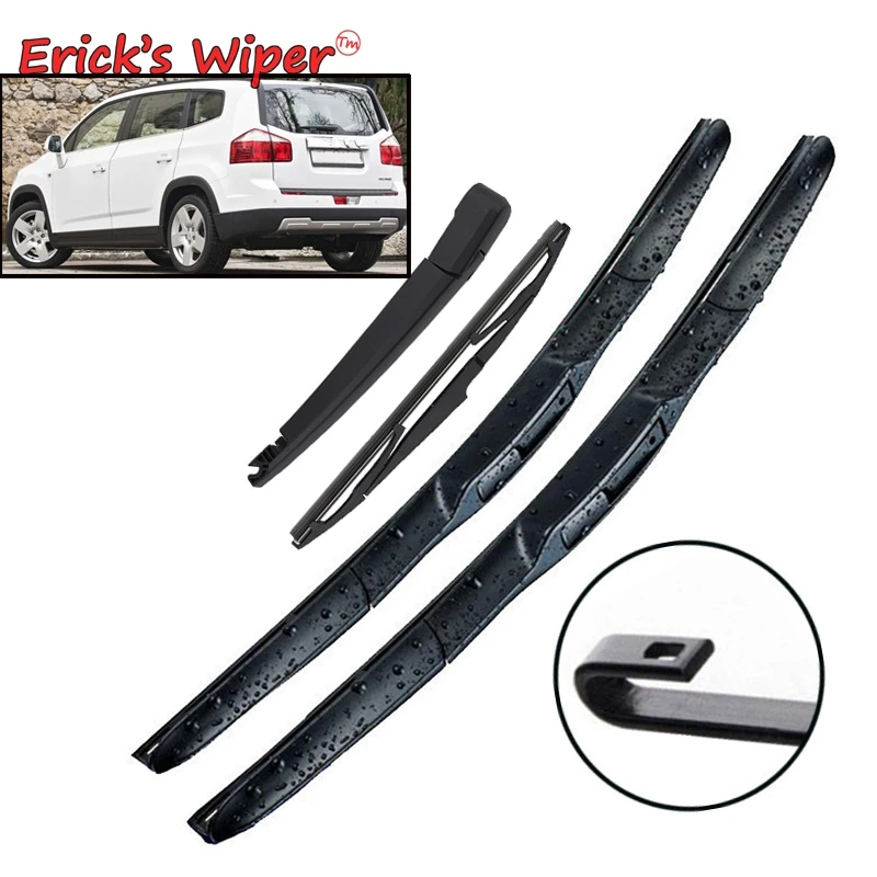 

Erick's Wiper Front Rear Wiper Blades Set Kit For Chevrolet Orlando 2011 - 2018 2017 2016 2015 Windshield Windscreen 24"19"10"