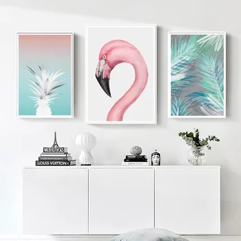 Flamingo pineapple Art Canvas Painting Nordic Posters and Prints Wall Pictures for Living Room Home Decor 
Flamingo pineapple Art Canvas Painting Nordic Posters and Prints Wall Pictures for Living Room Home Decor