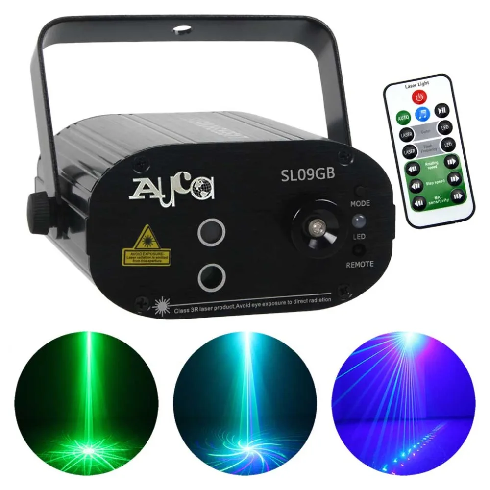 AUCD Mini 9 Patterns Green Blue Laser Lights Mix 3W Blove LED Beam Projector Stage Lighting DJ Disco Party Show System SL09GB
AUCD Mini 9 Patterns Green Blue Laser Lights Mix 3W Blove LED Beam Projector Stage Lighting DJ Disco Party Show System SL09GB