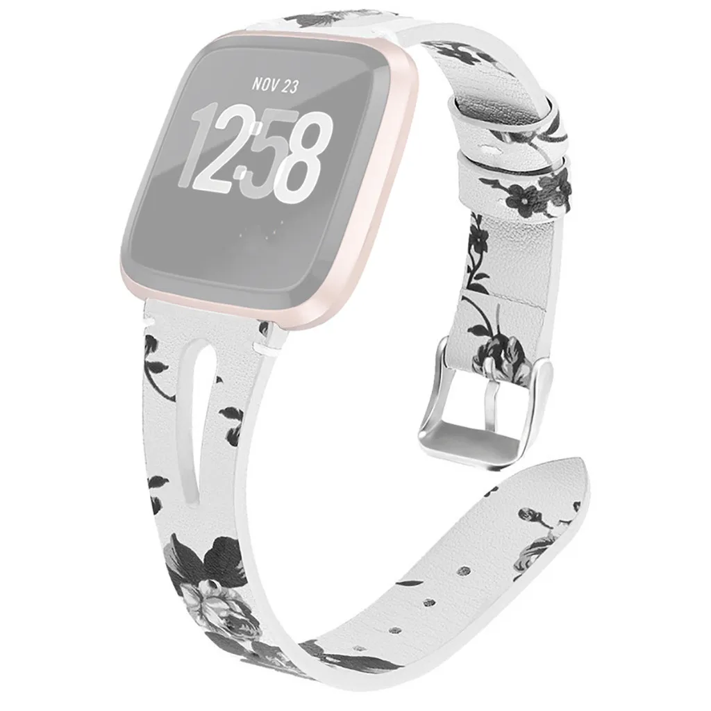 Fashion Casual Women Watchbands Floral Print Leather Pin Buckle Wrist Watch Strap Band + Free Watch Film For Fitbit versa Lite
Fashion Casual Women Watchbands Floral Print Leather Pin Buckle Wrist Watch Strap Band + Free Watch Film For Fitbit versa Lite