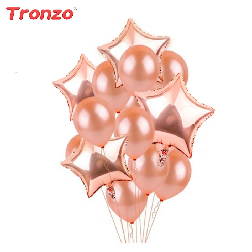Tronzo Rose Gold Wedding Balloon 10/20pcs Birthday Party Decorations Adult Rose Gold Star Heart Air Balloons Wedding Decorations
Tronzo Rose Gold Wedding Balloon 10/20pcs Birthday Party Decorations Adult Rose Gold Star Heart Air Balloons Wedding Decorations