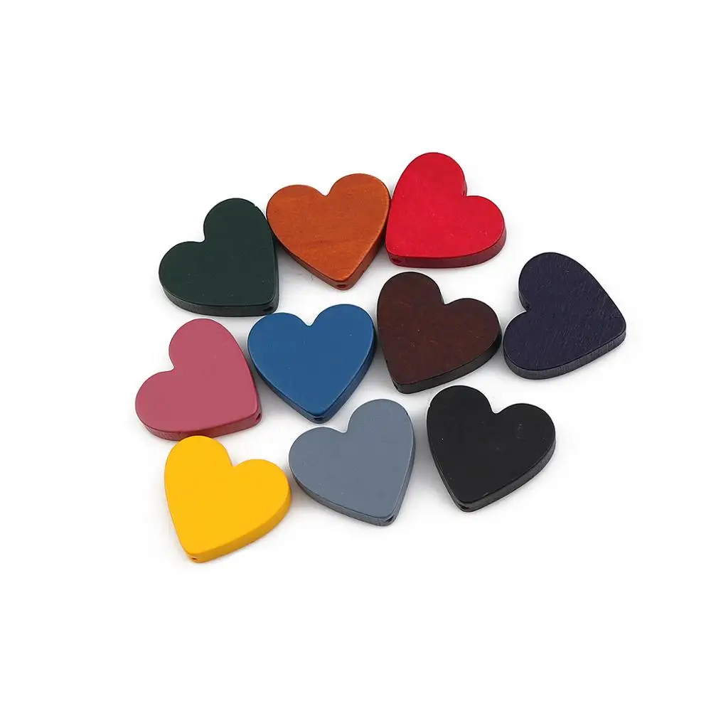 Doreen Box Wood Spacer Beads Sweet Heart Colorful DIY Fashion Jewelry Accessories About 21mm x 19mm, Hole: Approx 1.1mm, 30 PCs
Doreen Box Wood Spacer Beads Sweet Heart Colorful DIY Fashion Jewelry Accessories About 21mm x 19mm, Hole: Approx 1.1mm, 30 PCs