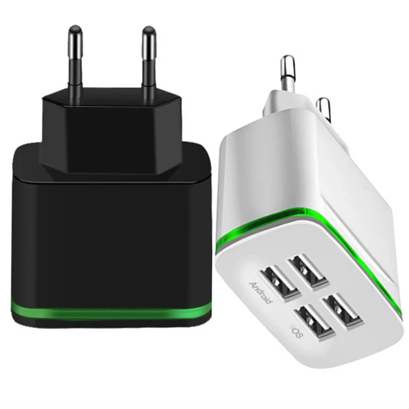 Universal 4 USB Quick Charge 5V 2A for EU US Plug Mobile Phone Fast chargers charging
Universal 4 USB Quick Charge 5V 2A for EU US Plug Mobile Phone Fast chargers charging