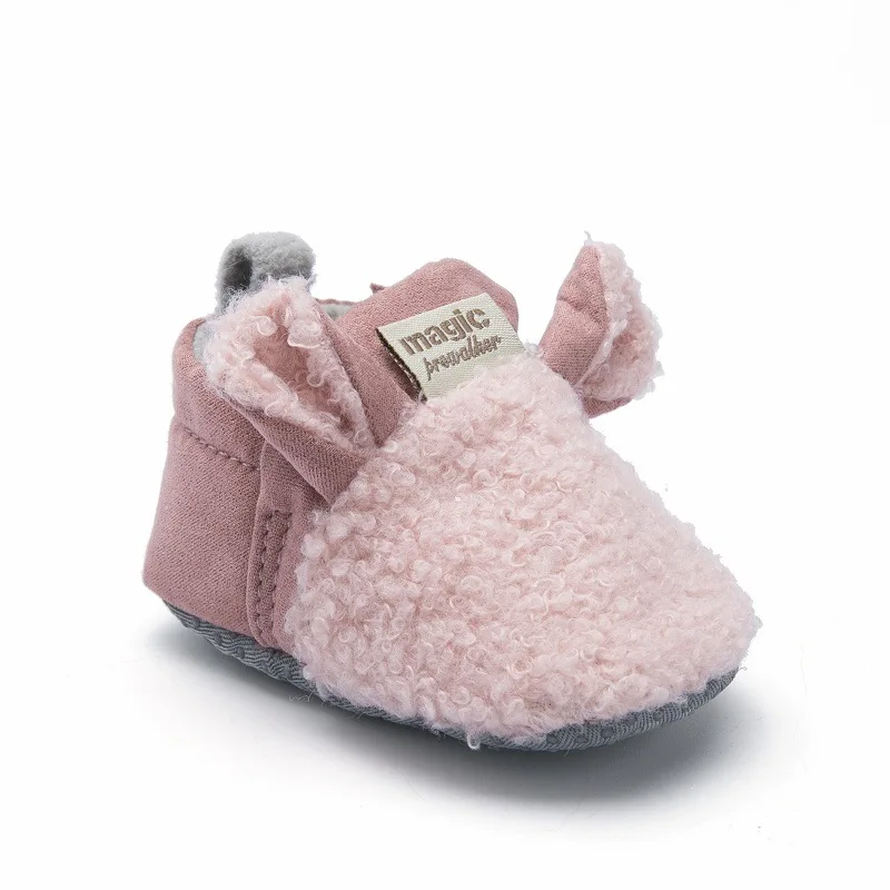 New Winter Cute Ear baby Warm Coral fleece First walkers infant boys girls boots Toddler sneakers Soft sole Prewalker Baby shoes
New Winter Cute Ear baby Warm Coral fleece First walkers infant boys girls boots Toddler sneakers Soft sole Prewalker Baby shoes