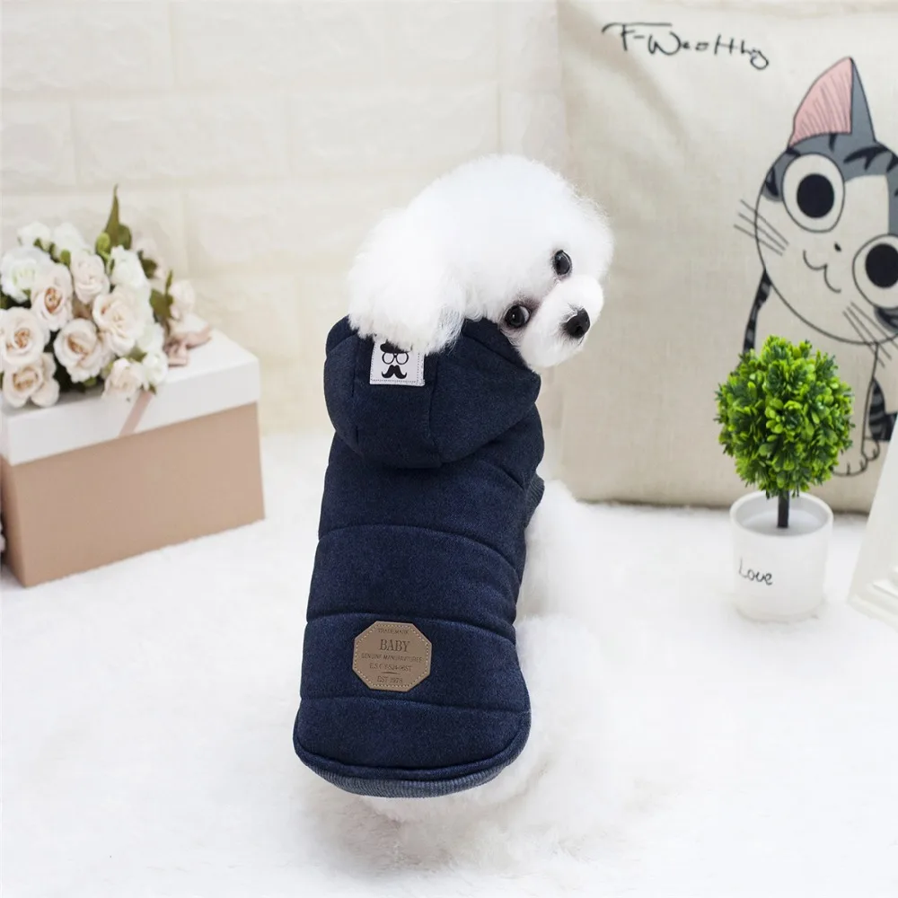 New Thickness Little Mustache Two Legs Pet Dogs Cotton Winter Coat Free Shipping Dogs Coat Pet Coat Small Puppy Clothing
New Thickness Little Mustache Two Legs Pet Dogs Cotton Winter Coat Free Shipping Dogs Coat Pet Coat Small Puppy Clothing