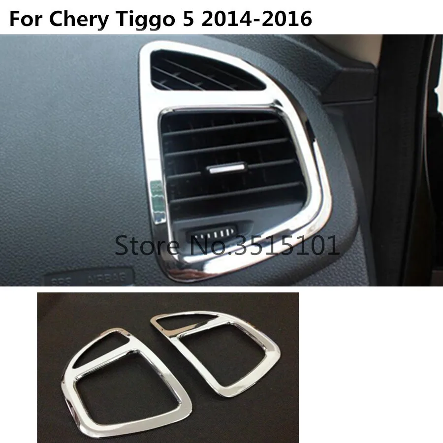 Car inner garnish cover detector trim front side Air conditioning Outlet Vent 2pcs For Chery Tiggo 5 Tiggo5 2014 2015 2016
Car inner garnish cover detector trim front side Air conditioning Outlet Vent 2pcs For Chery Tiggo 5 Tiggo5 2014 2015 2016