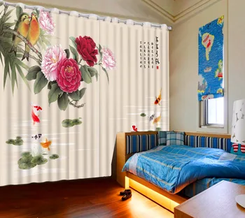 Custom 3D Blackout Curtains The flower Decoration Curtains For The Living Room Thick Polyester/Cotton Curtinas Drapes
Custom 3D Blackout Curtains The flower Decoration Curtains For The Living Room Thick Polyester/Cotton Curtinas Drapes