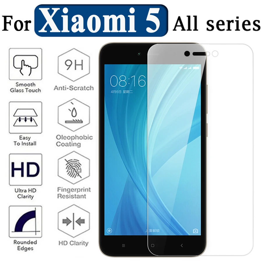 

tempered glass on the for xiaomi a1 ksiomi xiaomei 5x 5c 5s plus redmi 5 note pro x5 note5 5a a5 protective xiami xaomi xiomi 9h