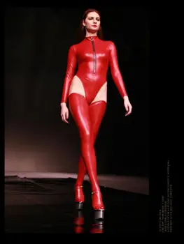 Women Lady Long-sleeved Siamese Sexy Leotard T-crotch High Split Nightclub Stage Costume
Women Lady Long-sleeved Siamese Sexy Leotard T-crotch High Split Nightclub Stage Costume