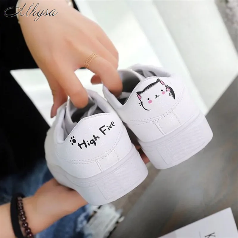 Mhysa 2019 Spring Woman Shoes Fashion New Woman PU Leather Breathable Cute animal prints Flats Casual Shoes White Sneakers T305
Mhysa 2019 Spring Woman Shoes Fashion New Woman PU Leather Breathable Cute animal prints Flats Casual Shoes White Sneakers T305