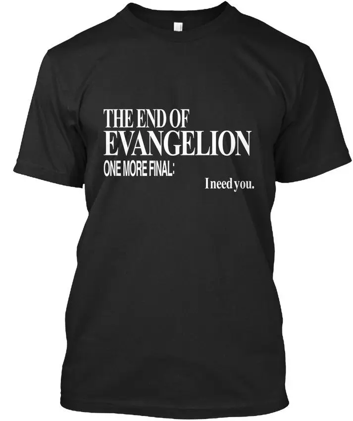 100% Cotton Print Mens Summer Neon Genesis Evangelion I Need You Standard Unisex T-Shirt Tee Shirt
100% Cotton Print Mens Summer Neon Genesis Evangelion I Need You Standard Unisex T-Shirt Tee Shirt