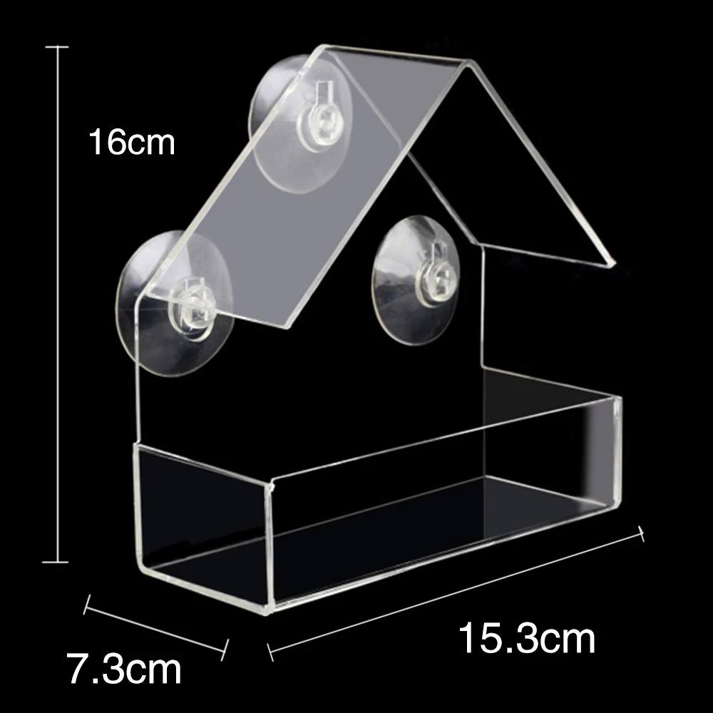 Bird Feeders Economic Plastic Sucker Transparent Window Bird Feeder Window Foods Feed
Bird Feeders Economic Plastic Sucker Transparent Window Bird Feeder Window Foods Feed