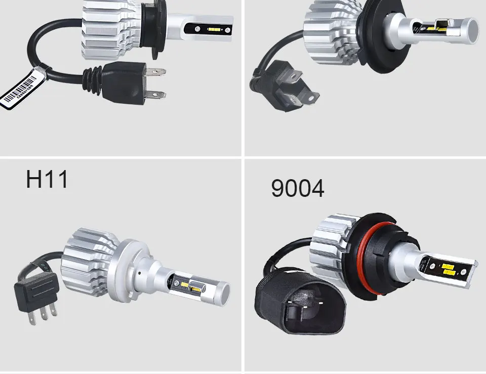 MeeToo H7 Led Bulb H4 Led Headlight Auto Fanless 10000LM H1 H11 Bombillas Led Para Automovil H15 9005 Hb4 Csp Chips Car Lamp 72W (14)