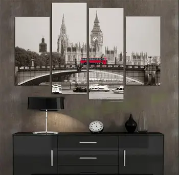 2018 Modular pictures 4 Piece Retro Style London Red Bus Canvas Print Canvas Painting Home Decor Wall Art Picture for Living Roo
2018 Modular pictures 4 Piece Retro Style London Red Bus Canvas Print Canvas Painting Home Decor Wall Art Picture for Living Roo