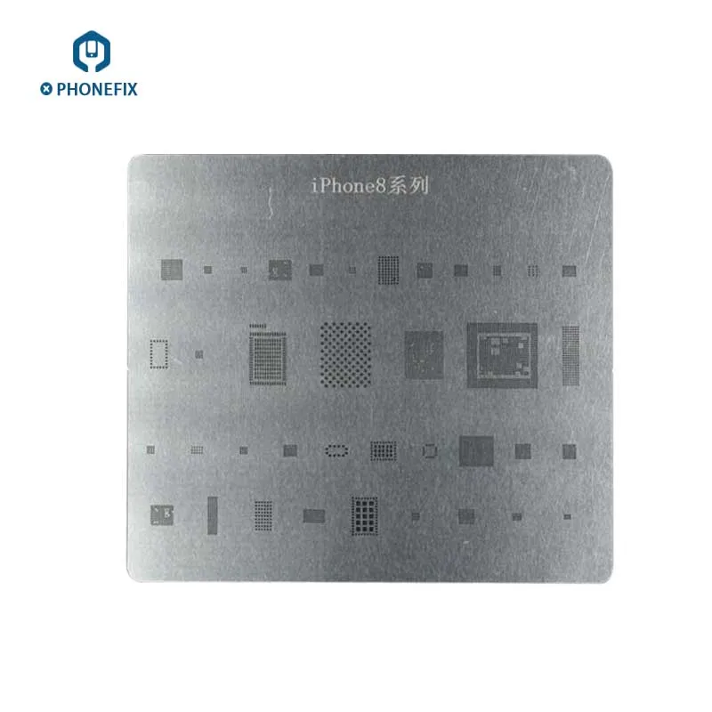 PHONEFIX Multifunction BGA Reballing Stencil Template for iPhone 8 8P X CPU IC Chip Repair Directly Heating Tin Plant Steel Net
PHONEFIX Multifunction BGA Reballing Stencil Template for iPhone 8 8P X CPU IC Chip Repair Directly Heating Tin Plant Steel Net