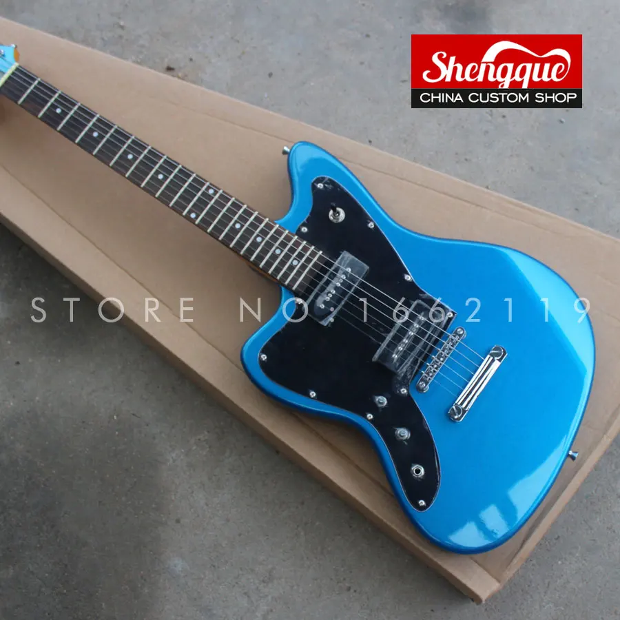 

Free shipping in stock jaguar guitar left handed 6 strings electric guitars with rosewood fingerboard musical instrument shop