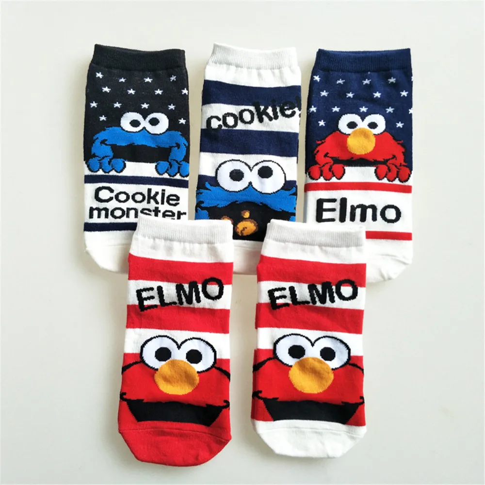 5ps esame Street cartoon cosplay socks Elmo Cookie Monster fashion novelty funny cute adult autumn comfortable cotton socks
5ps esame Street cartoon cosplay socks Elmo Cookie Monster fashion novelty funny cute adult autumn comfortable cotton socks