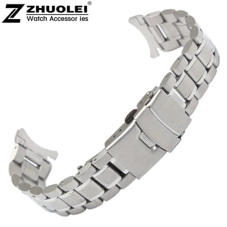 18mm 20mm 22mm 24mm Stainless Steel Solid Links Watch Band Strap Bracelet Curved End Free Shipping
18mm 20mm 22mm 24mm Stainless Steel Solid Links Watch Band Strap Bracelet Curved End Free Shipping