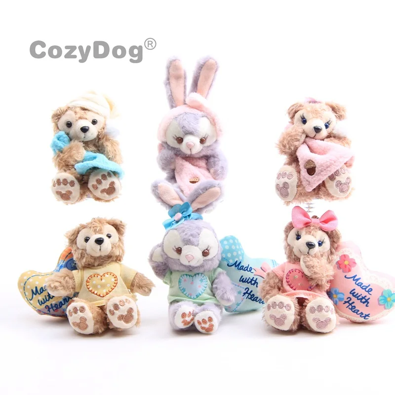 6 Styles Stella Lou Rabbit Lovely Bunny Duffy Bear Plush Keychain 9-12 cm Cute Lovely Duffy Friends Fluffy Mini Plush Doll Toys
6 Styles Stella Lou Rabbit Lovely Bunny Duffy Bear Plush Keychain 9-12 cm Cute Lovely Duffy Friends Fluffy Mini Plush Doll Toys
