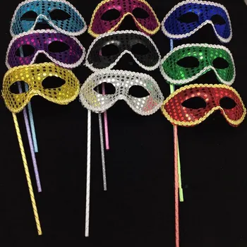 New Sexy Women Sequins Half Face Handheld Masks Masquerade Ball Masks Halloween Dance Party Dress Decoration
New Sexy Women Sequins Half Face Handheld Masks Masquerade Ball Masks Halloween Dance Party Dress Decoration
