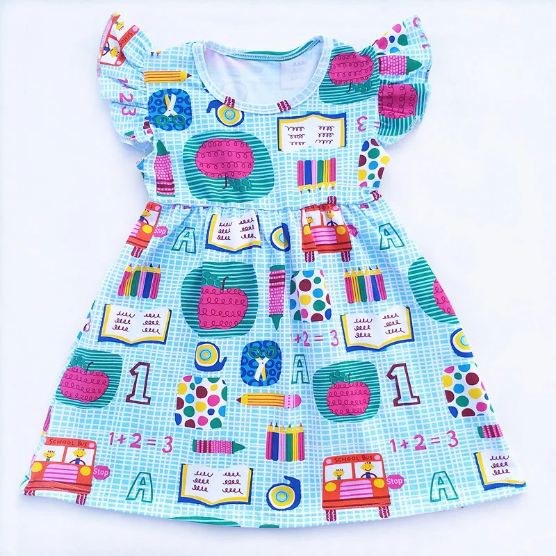 Summer Girl Back to School Dress Car to School Apple Pencil Clock Printed Dress Toddler Girls Boutique Clothin
Summer Girl Back to School Dress Car to School Apple Pencil Clock Printed Dress Toddler Girls Boutique Clothin