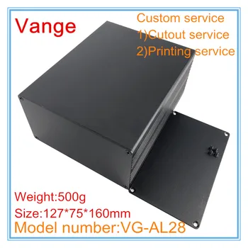 1pcs/lot split profile housing cases 127*75*160mm 6063-T5 aluminum enclosure project boxes for power supply equipment
1pcs/lot split profile housing cases 127*75*160mm 6063-T5 aluminum enclosure project boxes for power supply equipment