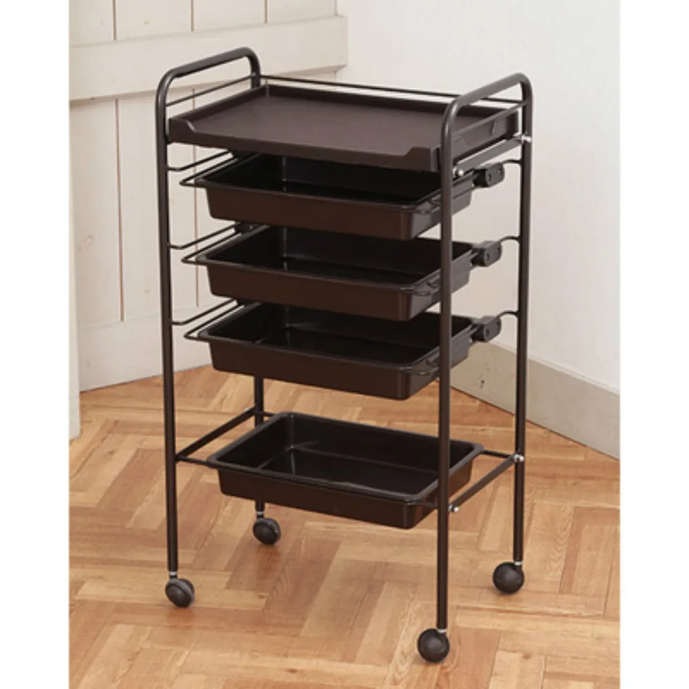 Elitzia ETST175B Beauty Salon Rolling Trolley Storage Organizer Cart Simple 5 layers Brown Color
Elitzia ETST175B Beauty Salon Rolling Trolley Storage Organizer Cart Simple 5 layers Brown Color