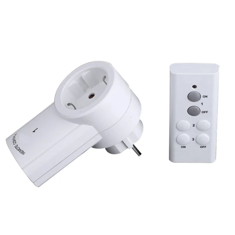 Trendy Home Must Wireless Remote Electrical Outlet Switch for Household Appliances White EU/US
Trendy Home Must Wireless Remote Electrical Outlet Switch for Household Appliances White EU/US