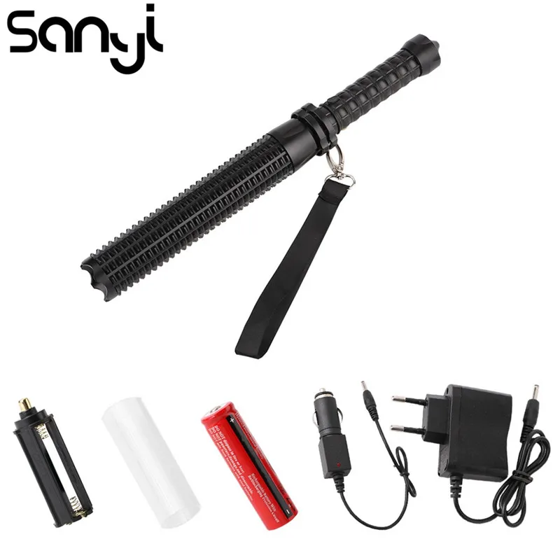 Baseball Bat Mace Shaped LED Flashlight Self Defense Torch Lantern Light Lamp for Security Camping Night Fishing
Baseball Bat Mace Shaped LED Flashlight Self Defense Torch Lantern Light Lamp for Security Camping Night Fishing
