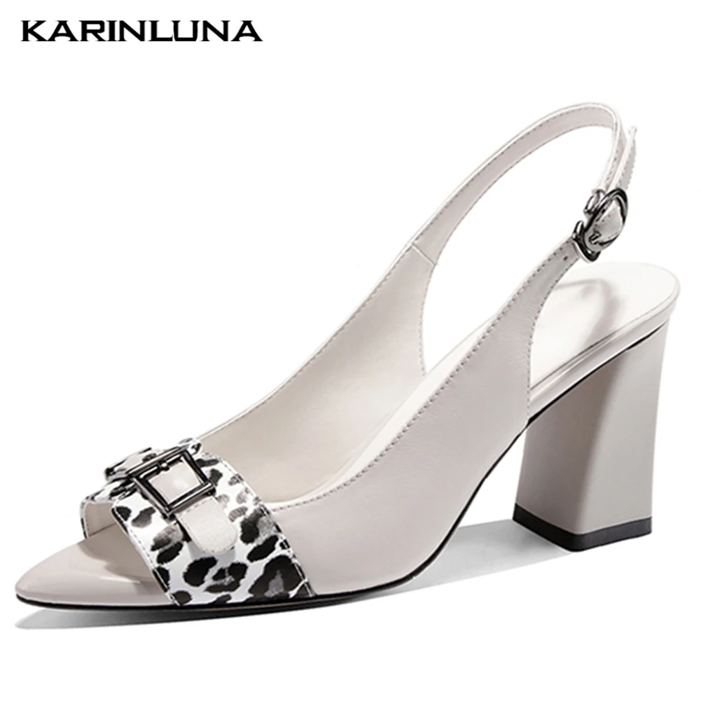 genuine cow leather chunky high heels elegant sandals woman shoes slingback peep toe INS shoes woman pumps female
genuine cow leather chunky high heels elegant sandals woman shoes slingback peep toe INS shoes woman pumps female