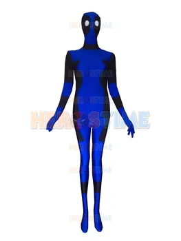 Blue & Black Spandex Deadpool Costume Adult Fullbody Halloween Cosplay Deadpool Superhero Costume Zentai Suit Free Shipping
Blue & Black Spandex Deadpool Costume Adult Fullbody Halloween Cosplay Deadpool Superhero Costume Zentai Suit Free Shipping