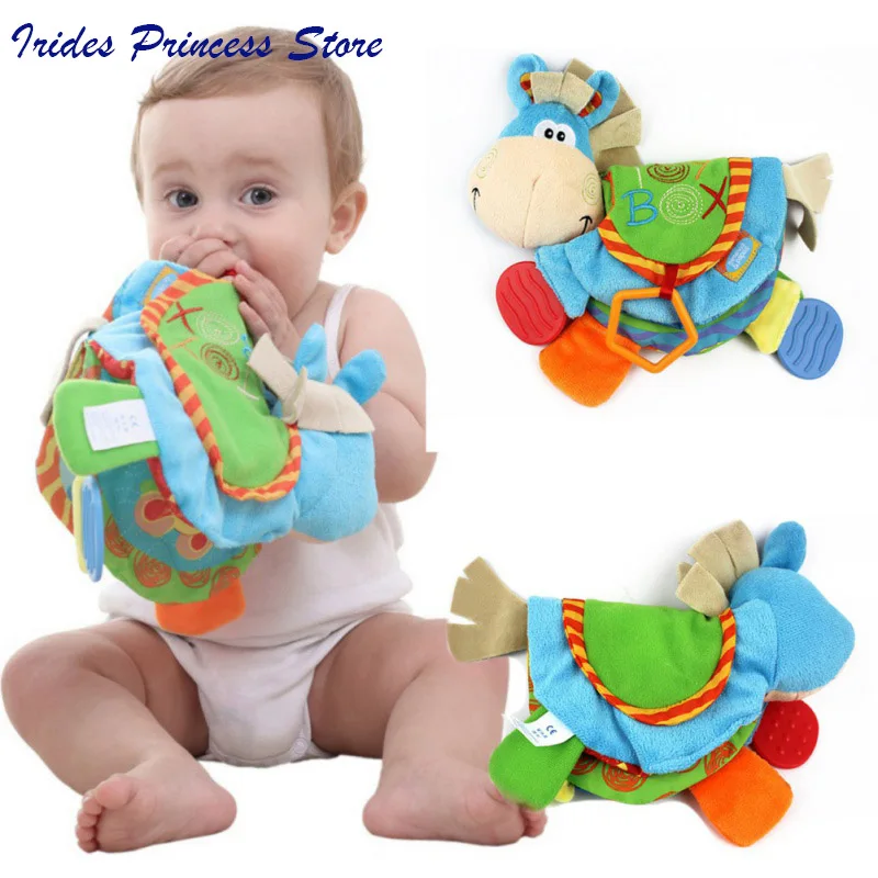 0-12 Month Baby Rattles Teether Toys Cute Donkey Animal Cloth Book For Toddlers Learning early Education Toys Christmas Gift
0-12 Month Baby Rattles Teether Toys Cute Donkey Animal Cloth Book For Toddlers Learning early Education Toys Christmas Gift