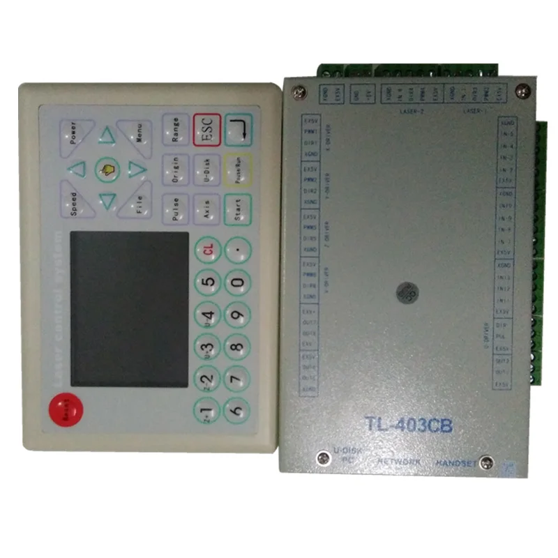 Topwisdom product TL403C laser cutting&engraving control system whole set parts DSP controller
Topwisdom product TL403C laser cutting&engraving control system whole set parts DSP controller