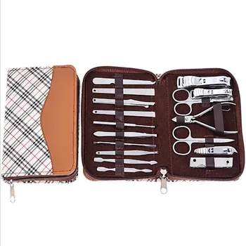 18 in 1 Pcs Nail Clipper Kit Nail Care Set Pedicure Scissor Tweezer Knife Ear Pick Utility Manicure Set Tools
18 in 1 Pcs Nail Clipper Kit Nail Care Set Pedicure Scissor Tweezer Knife Ear Pick Utility Manicure Set Tools