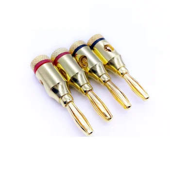 100PCS 4mm Gold Plated Banana Plugs Wire Cable Connectors Musical For Speaker Amplifier Adapter Audio Banana Plug Connector
100PCS 4mm Gold Plated Banana Plugs Wire Cable Connectors Musical For Speaker Amplifier Adapter Audio Banana Plug Connector