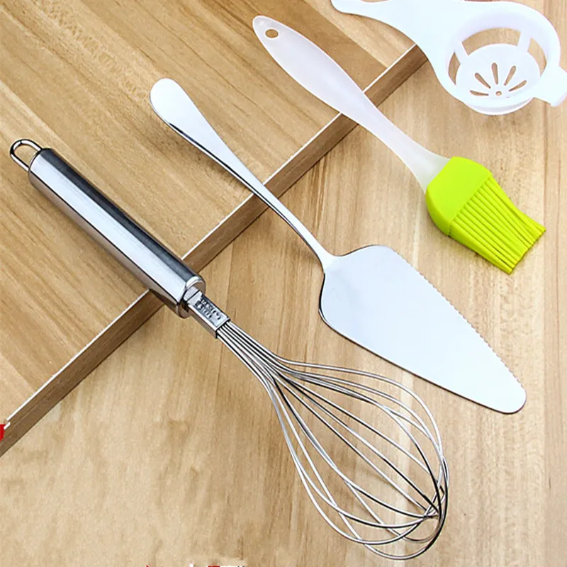 4pcs/lot Bread Maker Tool Egg Beater Silicone Oil Brush Cake Spatula Egg Yolk White Separator For Kitchen Bread Baker Tool 
4pcs/lot Bread Maker Tool Egg Beater Silicone Oil Brush Cake Spatula Egg Yolk White Separator For Kitchen Bread Baker Tool