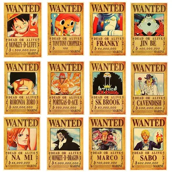 66pcs New One Piece Reward Wanted Poster Craft Print Vintage Anime Luffy Zoro Franky Chopper Action Figure Poster Boy Gift Toy
66pcs New One Piece Reward Wanted Poster Craft Print Vintage Anime Luffy Zoro Franky Chopper Action Figure Poster Boy Gift Toy