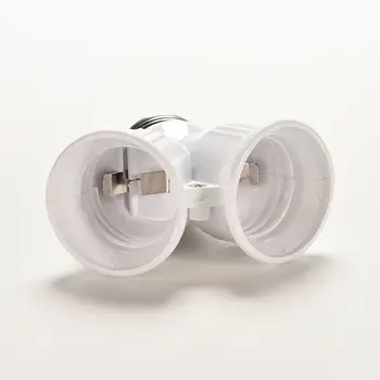 1PCS E27 White Lamp Bulb Base Socket Bulb Lighting 1 to 2 Splitter Adapt Converter E27 LED Halogen Light Lamps Holder Converter
1PCS E27 White Lamp Bulb Base Socket Bulb Lighting 1 to 2 Splitter Adapt Converter E27 LED Halogen Light Lamps Holder Converter
