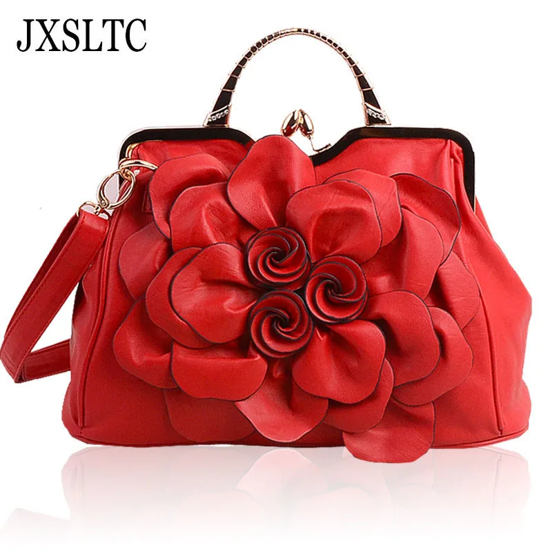 JXSLTC Designer Women Handbag 3D Flower High Quality PU Leather Tote Bag Female Large Shoulder Bag Messenger Bags Red Black G145
JXSLTC Designer Women Handbag 3D Flower High Quality PU Leather Tote Bag Female Large Shoulder Bag Messenger Bags Red Black G145
