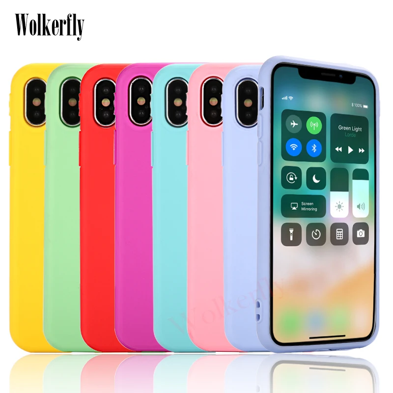 High Quality Candy Case for iPhone 7 8 6 Plus 5 5S SE X Simple luxury Silicone Cover On for iPhone 8 6S 7 Plus Phone bag Case
High Quality Candy Case for iPhone 7 8 6 Plus 5 5S SE X Simple luxury Silicone Cover On for iPhone 8 6S 7 Plus Phone bag Case