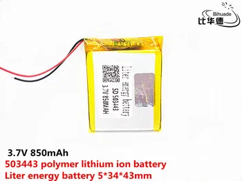 1/2/4Pcs 503545 503443 3.7V 850 mah Lithium polymer Battery With Protection Board For MP4 MP5 GPS DVD Toy LED Light Headphone
1/2/4Pcs 503545 503443 3.7V 850 mah Lithium polymer Battery With Protection Board For MP4 MP5 GPS DVD Toy LED Light Headphone