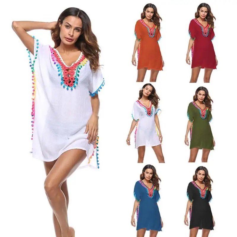 Women Sexy Colored Bikini Beach Cover-up Swimsuit Covers up Bathing Suit Summer Beach Wear knitting Swimwear Mesh Beach Dress
Women Sexy Colored Bikini Beach Cover-up Swimsuit Covers up Bathing Suit Summer Beach Wear knitting Swimwear Mesh Beach Dress