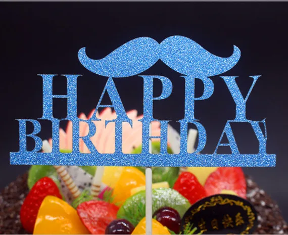 DIY Happy Birthday Father Moustache Cake Flag Topper Multi Colors For Birthday Party Cake Baking Decor
DIY Happy Birthday Father Moustache Cake Flag Topper Multi Colors For Birthday Party Cake Baking Decor