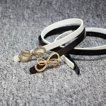 Wedding Dress Belts For Women PU Luxury Brand Designer Thin Woman Belt Black Metal Rhinestone Bow Buckle Waistbands
Wedding Dress Belts For Women PU Luxury Brand Designer Thin Woman Belt Black Metal Rhinestone Bow Buckle Waistbands