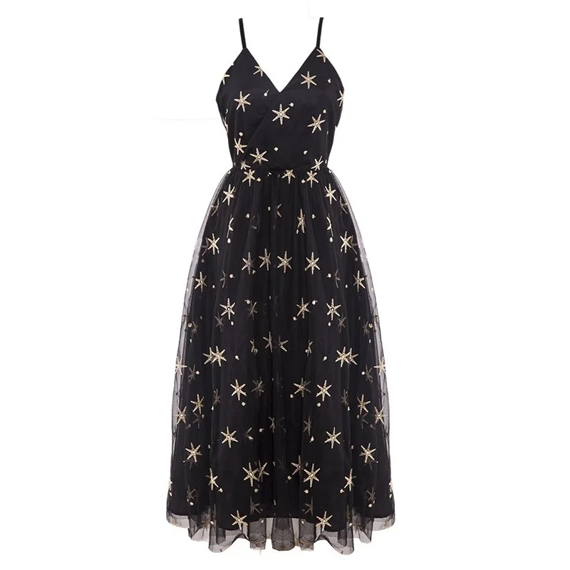gold star dress