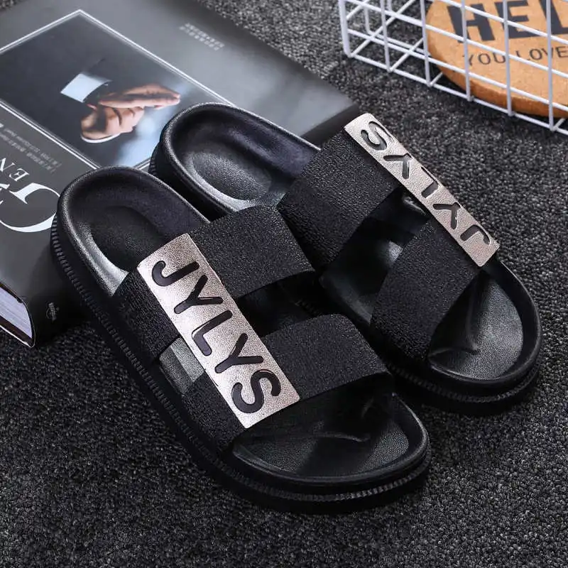 Summer Fashion Men Beach Slippers Mens Slides Hook Loop Mens Slippers Outside Comfortable Home Slippers Indoor Big Size 45
Summer Fashion Men Beach Slippers Mens Slides Hook Loop Mens Slippers Outside Comfortable Home Slippers Indoor Big Size 45