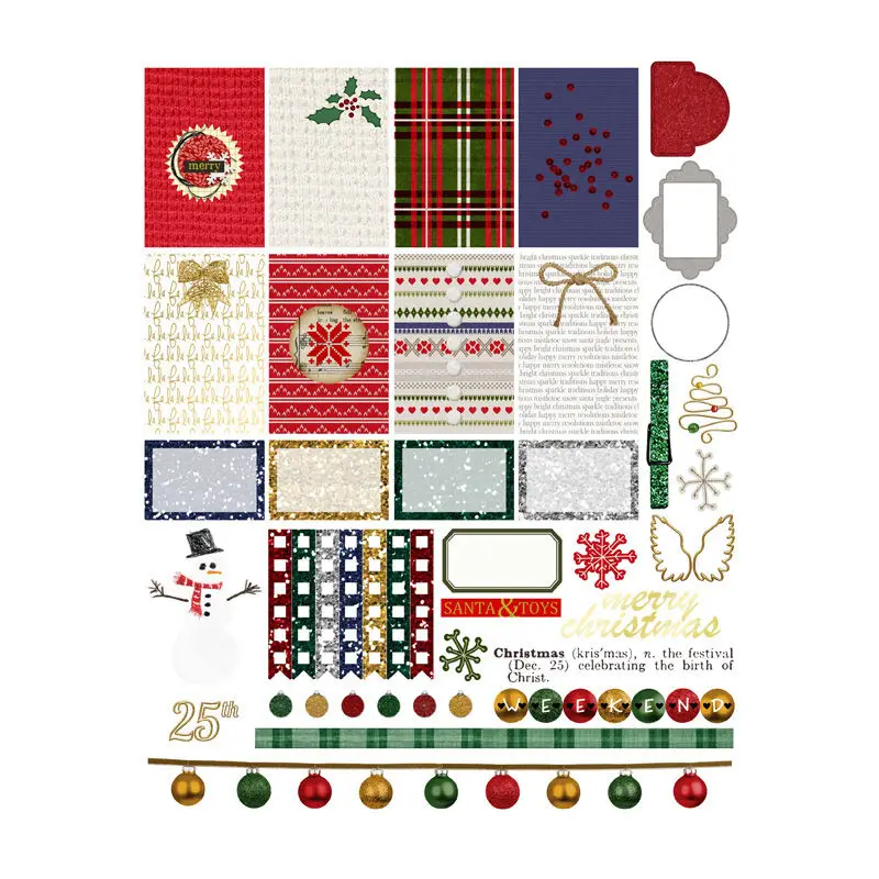 2 pcs/lot Christmas Label Decoration Mohamm Planner DIY Sticker Pack Post It Notebook Agenda Toy Stickers Scrapbooking
2 pcs/lot Christmas Label Decoration Mohamm Planner DIY Sticker Pack Post It Notebook Agenda Toy Stickers Scrapbooking