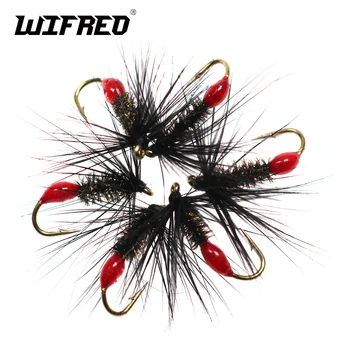 Wifreo 6pcs #12 Soft Hackle Red Butt Fly Fishing Nymph Wet Aritificial Lure Bait for Fishing Trout Ant 
Wifreo 6pcs #12 Soft Hackle Red Butt Fly Fishing Nymph Wet Aritificial Lure Bait for Fishing Trout Ant